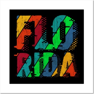 vintage color Flo Rida Posters and Art